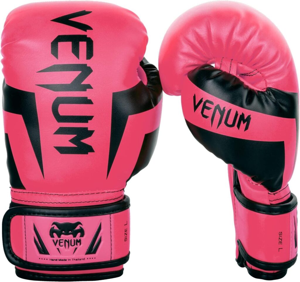 gants venum elite rose